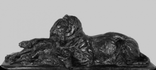 Vente par "Artcurial, Paris." du 26/11/2019 - Tigre de Java mangeant un sanglier. 1914. (lot n°20)