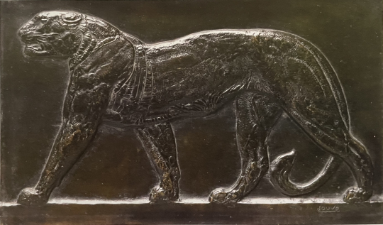 Paul JOUVE (1878-1973) - Panthère marchant. 1905.