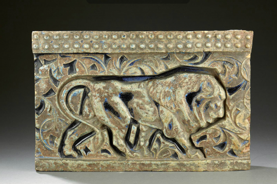 Paul JOUVE (1878-1973) - Lion, 1ere maquette, 1898.