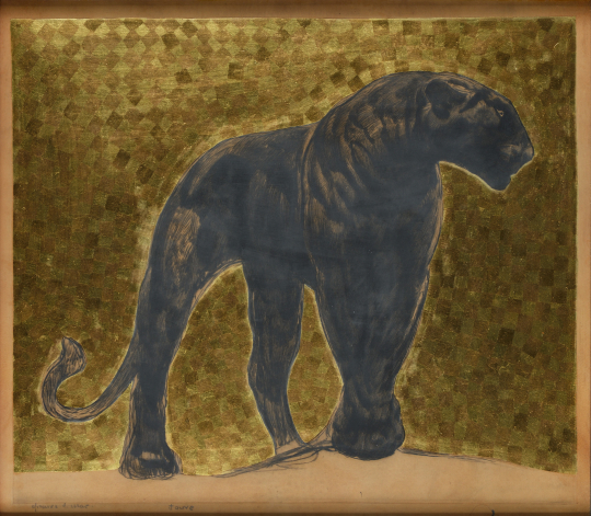 Paul JOUVE (1878-1973) - Panthère noire, vers 1920.