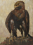Paul JOUVE (1878-1973) - Aigle à l'aile cassée. 1927