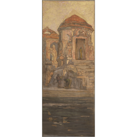 Vision du soir, temple de madurai, 1926.