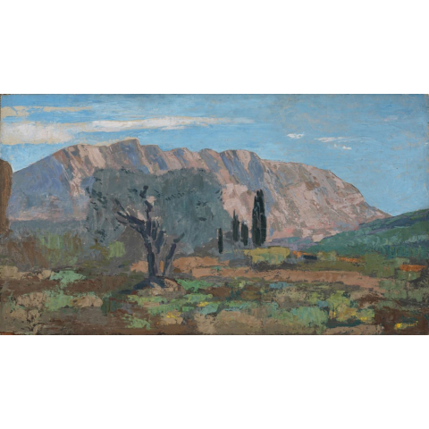 La montagne sainte victoire. Vers 1935.