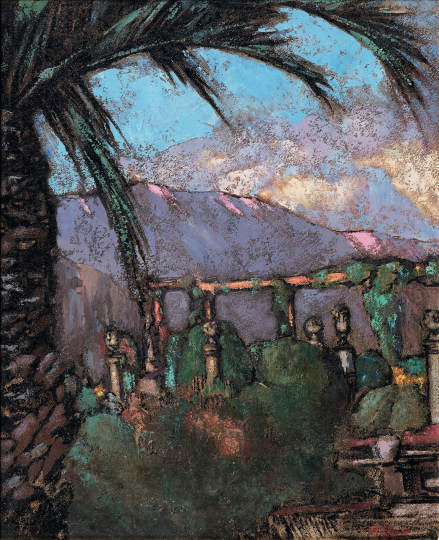 Paul JOUVE (1878-1973) - Saint Jean Cap Ferrat. 1955.