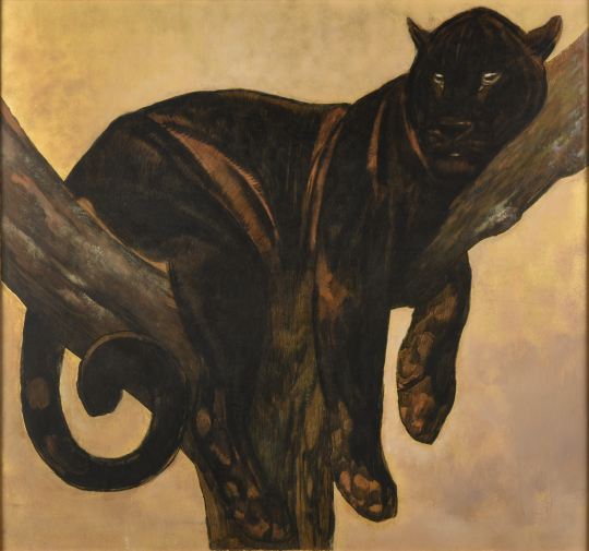 Paul JOUVE (1878-1973) - Panthère branchée, vers1935.