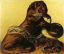 Paul JOUVE (1878-1973) - Combat de lion et de python C 1928