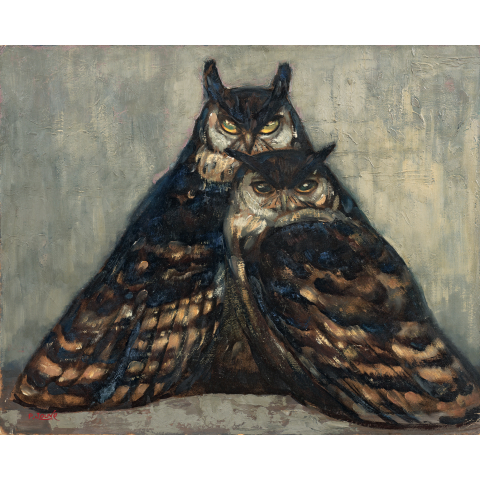 Couple de grands ducs,  C 1927.