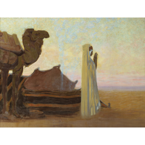 Prière au campement. 1910.