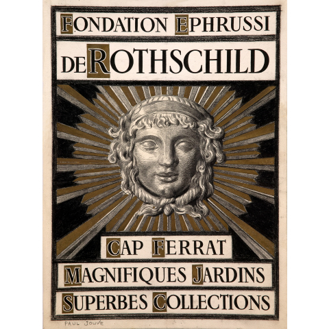 Affiche pour le Musée Ile de France à Saint Jean cap Ferrat, 1950