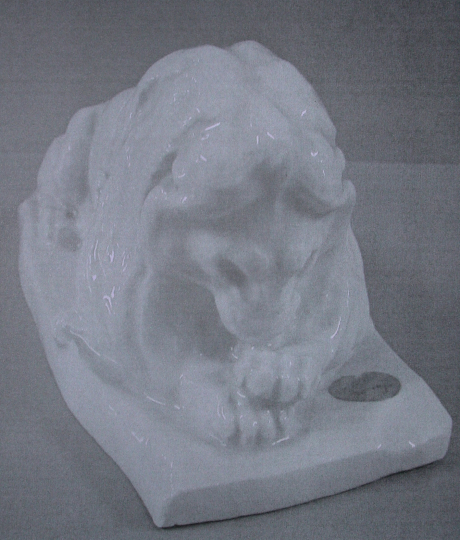 Paul JOUVE (1878-1973) - Lion couché