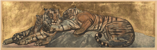 Vente par "Artcurial, Paris" du 22/05/2018 - Tigres au repos. 1932. (lot n°55)