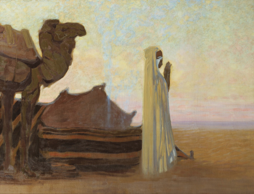 Vente par "Sotheby's France" du 12/03/2014 - Prière au campement, 1910. (lot n°308)