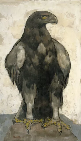Paul JOUVE (1878-1973) - Aigle. (Peintures)