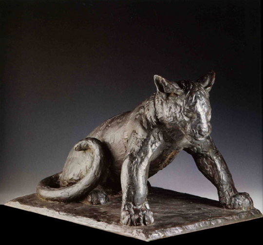 Paul JOUVE (1878-1973) - Young panther. 1932.
