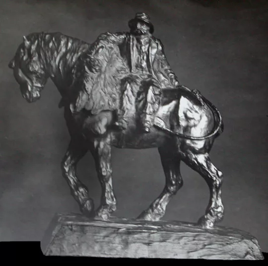 Paul JOUVE (1878-1973) - Cheval de halage, C1905.