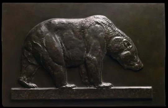 Paul JOUVE (1878-1973) - Grizzly, C 1945.