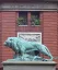 Paul JOUVE (1878-1973) - Lion de l'Atlas terrassant un mouflon, 1937
