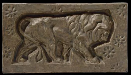 Paul JOUVE (1878-1973) - Lion, 1900.