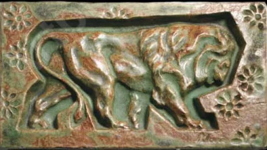 Paul JOUVE (1878-1973) - Lion, 1er modèle de réduction