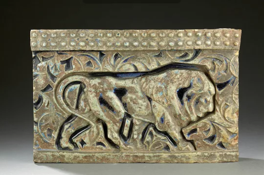Paul JOUVE (1878-1973) - Lion, 1ere maquette, 1898.