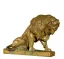 Paul JOUVE (1878-1973) - Lion Assis, vers 1900.