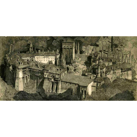 Kilindar monastery, Mount Athos, September 1917