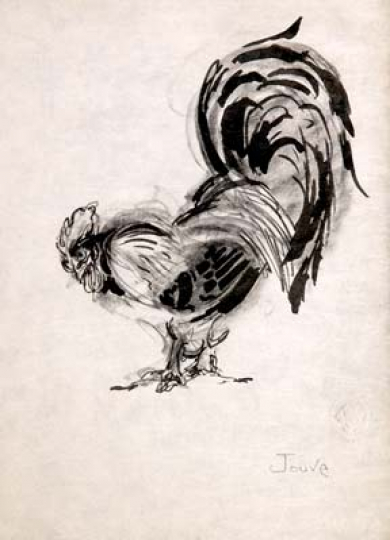 Paul JOUVE (1878-1973) - Cock, 1943