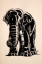 Paul JOUVE (1878-1973) - Éléphant, vers 1930.