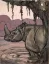 Paul JOUVE (1878-1973) - Rhinocéros
