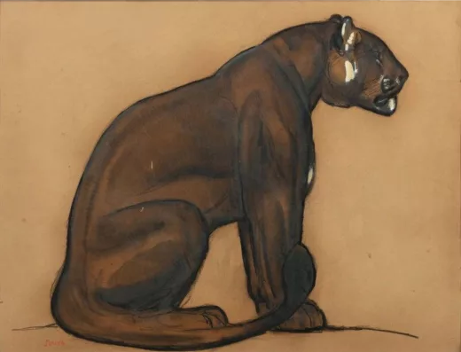 Vente par "Sotheby's, Paris, France" du 14/12/2023 - Panthère assise. Vers 1940. (14/12/2023) (lot n°276)