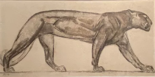 Vente par "Auctie's SVV" du 17/06/2021 - Panthère en marche (17/06/2021) (lot n°110)