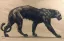 Vente par "Guéry SVV" du 27/11/2022 - Panthère noire marchant, 1910. (27/11/2022)