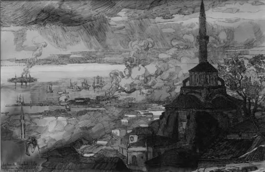 Paul JOUVE (1878-1973) - l'Église du prophète Élie, 1916