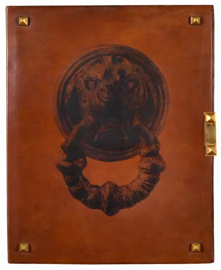 Paul JOUVE (1878-1973) - Coffret gaine Hermes. 1931.