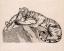 Paul JOUVE (1878-1973) - Deux tigres au repos. 1931.