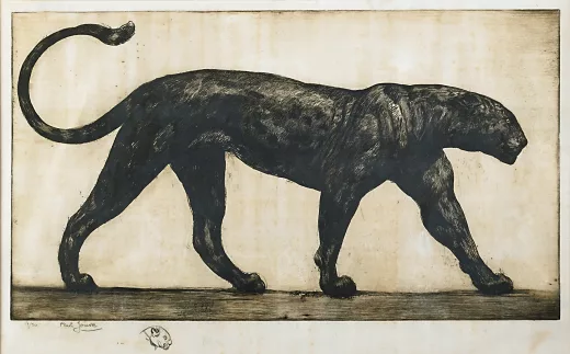 Auction by "Christie's, Paris, France" du 20/11/2009 - Panthère marchant. (lot n°1063)