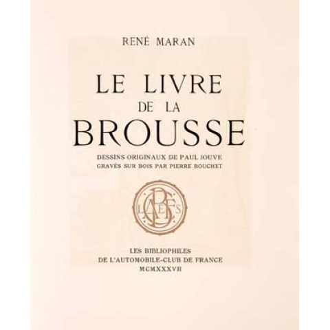 Le Livre de la Brousse de René Marran, 1937.