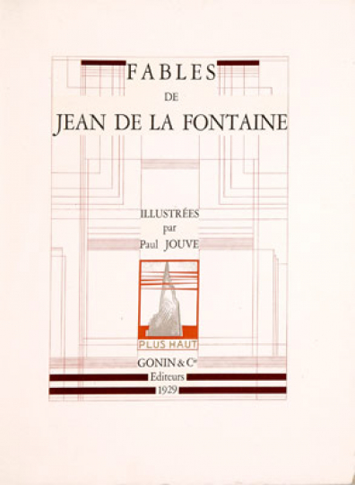Paul JOUVE (1878-1973) - Fables de Jean de La Fontaine, 1929.