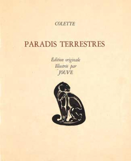 Paul JOUVE (1878-1973) - Paradis Terrestres de Colette, 1932.