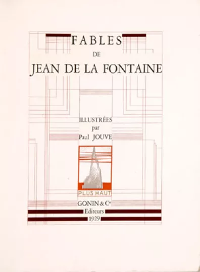 Paul JOUVE (1878-1973) - Fables de Jean de La Fontaine, 1929.