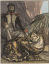 Paul JOUVE (1878-1973) - Une Passion dans le désert, Honoré de Balzac, 1949.