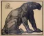 Vente par "Bayeux Enchères SVV" du 05/04/2021 - Jaguar noir assis. C 1910. (lot n°190)