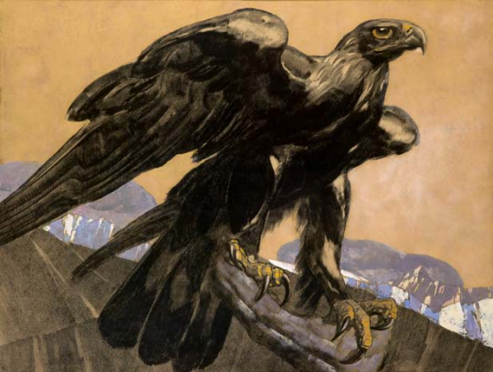 Paul JOUVE (1878-1973) - Imperial Eagle, C 1930.