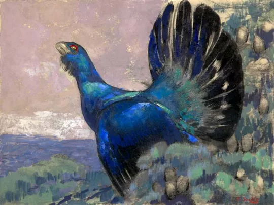Paul JOUVE (1878-1973) - Coq de bruyère