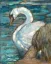 Paul JOUVE (1878-1973) - Cygne, vers 1922