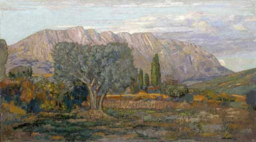 Vente par "christie's France" du 29/04/2002 - La montagne Sainte Victoire (lot n°21)