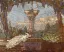 Paul JOUVE (1878-1973) - Le Jardin aux paons, Alger. Vers 1920.