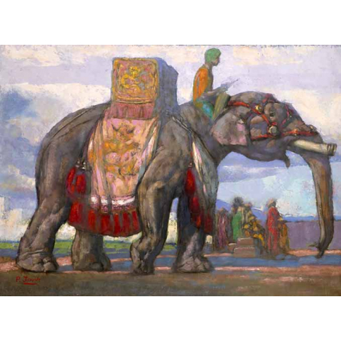Elephant all clad. C 1923.