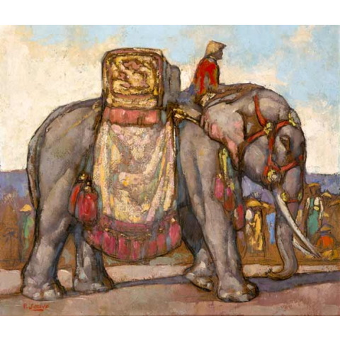 Elephant all clad. 1922.