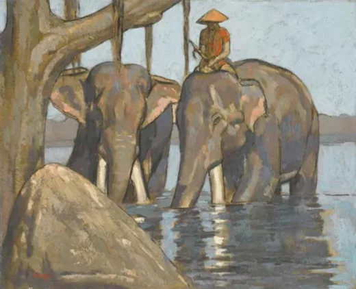 Vente par "Christie's France" du 08/06/2006 - Éléphant, vers 1923. (lot n°223)